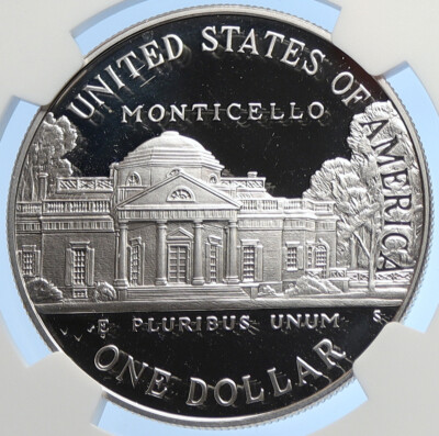1993S UNITED STATES US President Thomas Jefferson Silver Dollar