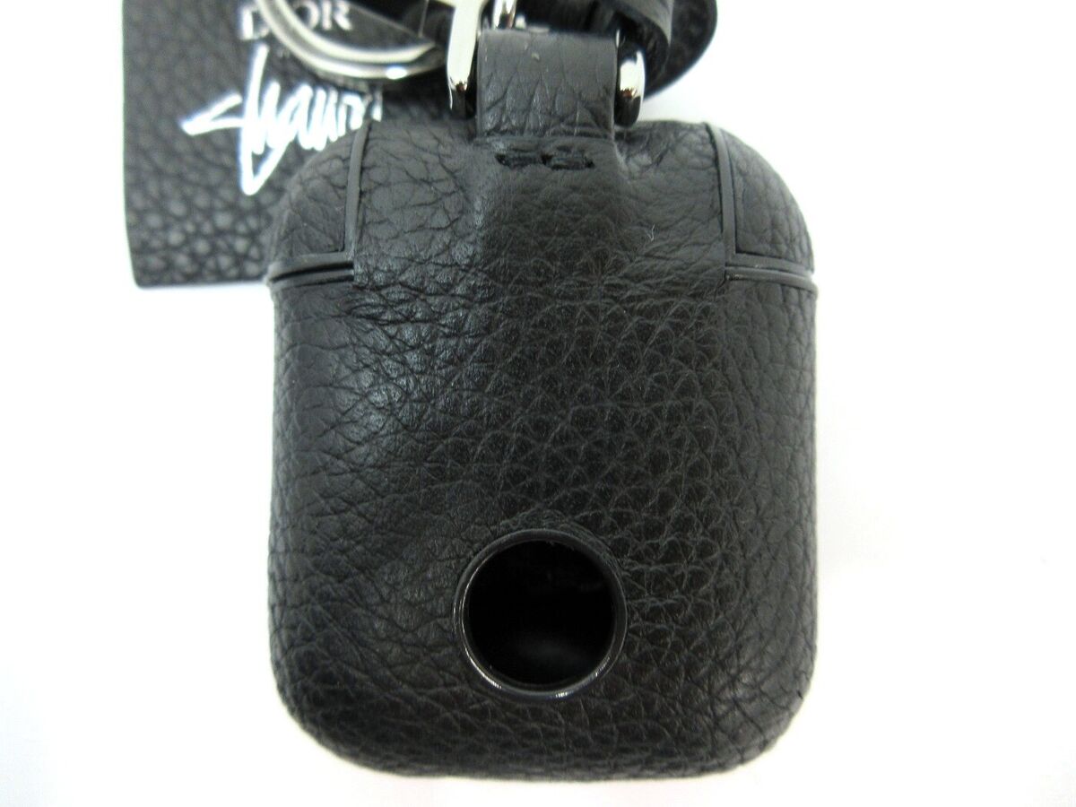 Auth Mint Dior Air Pods Case Stussy Collaboration Black Auth Mint Dior Air Pods Case Stussy Collaboration Black