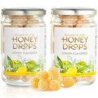 Gourmanity Gourmet French Honey Candy Lemon Drops 2 x 7oz Jar