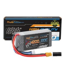 Powerhobby 3s 11.4V 4200mah 120c Graphne  HV Lipo Battery w XT60 plug