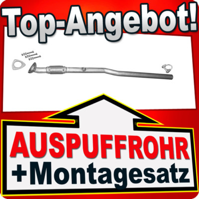Hosenrohr für OPEL ASRTA G H 1.2 1.4 Auspuff Flexrohr