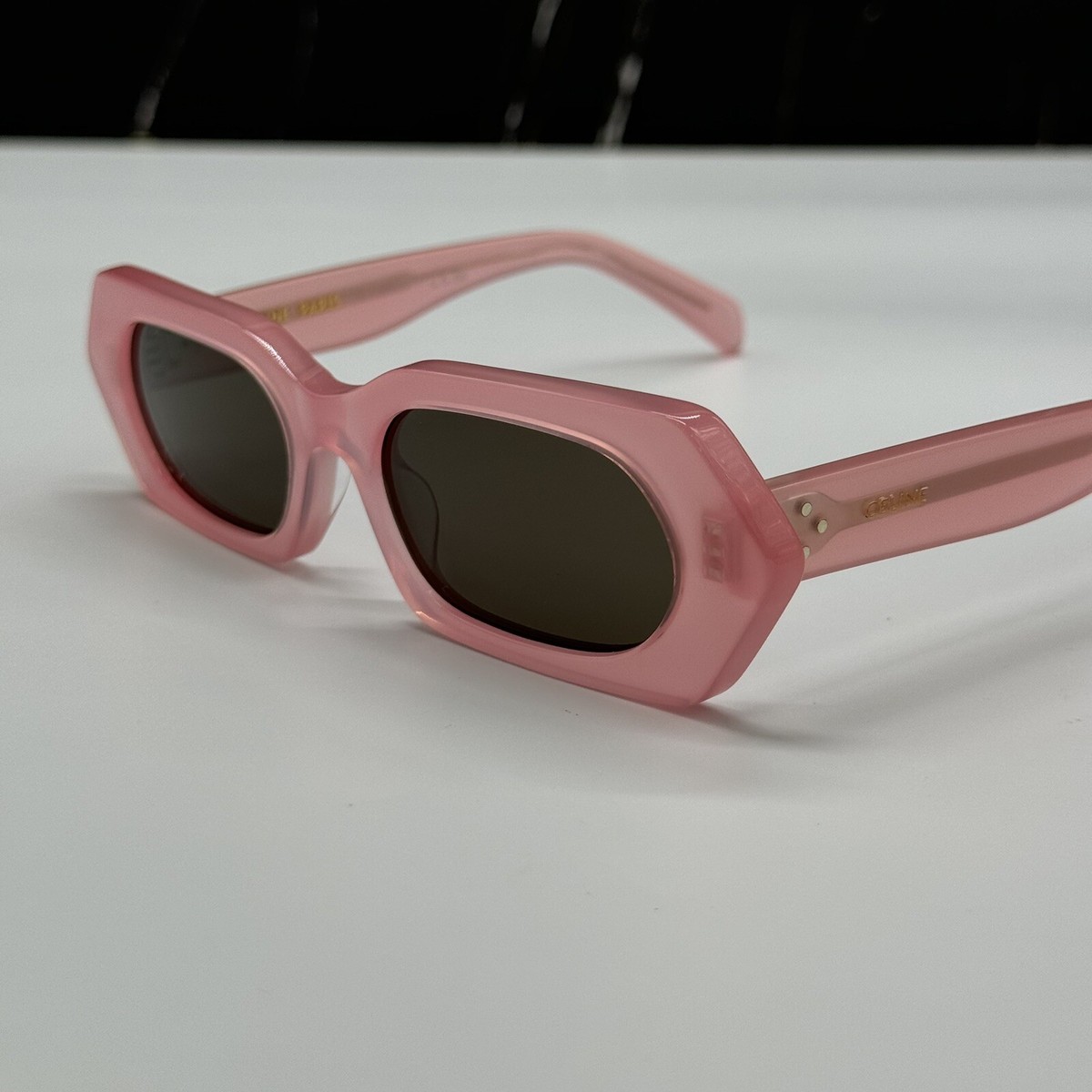 NEW CL40243I 72J CELINE PINK GREY GEOMETRIC WOMEN CELINE  display picture 2