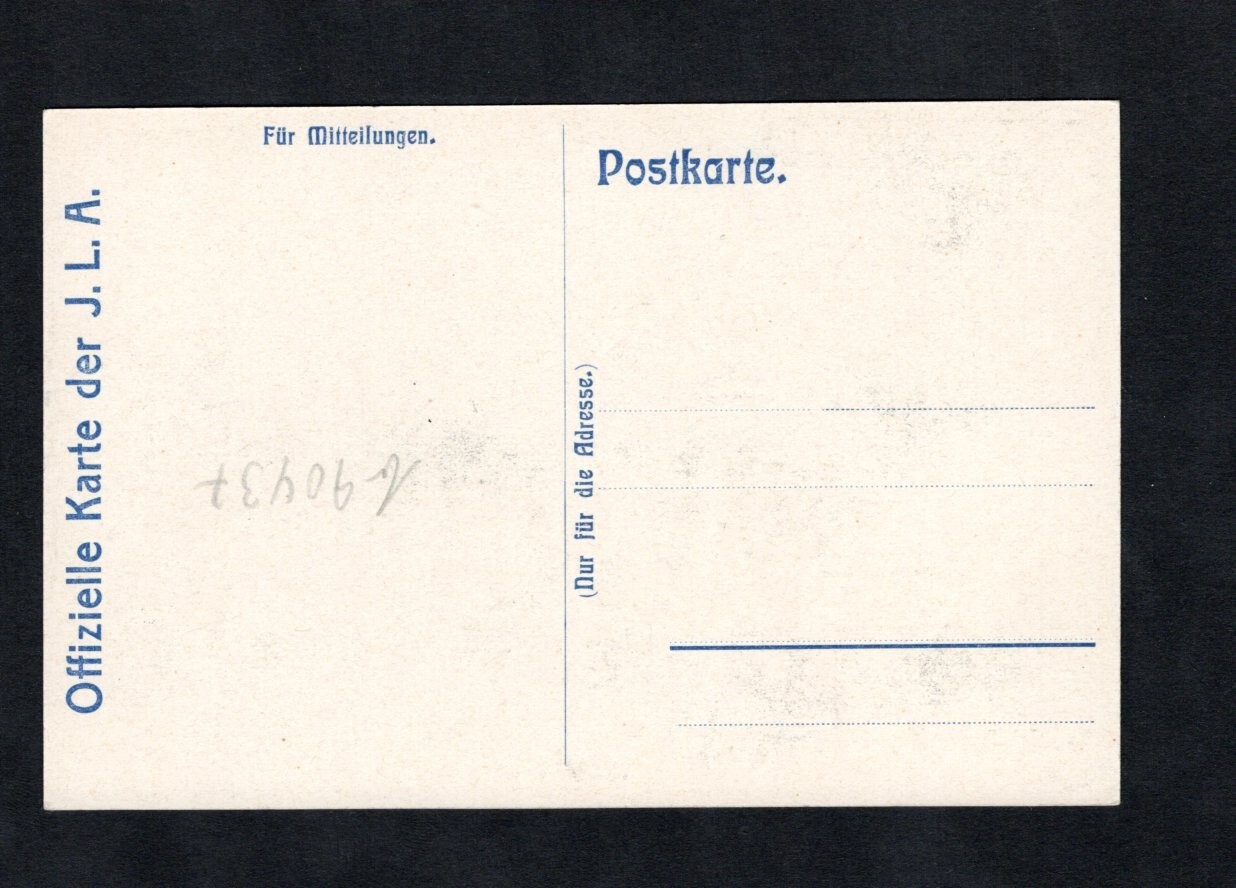 Germany 1910th postcard  WW1 Zeppelin Mail, Airmail RR