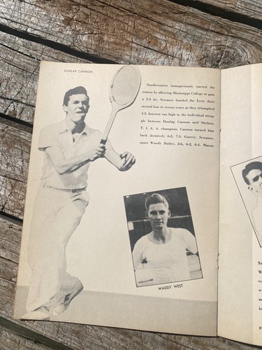 Historic Memphis Southwestern at Memphis Rhodes College Sports Booklet 1937 - Picture 7 of 13