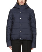 A.p.c. Navy Puffer/ Padded Jacket W/ Oversized Hood Fr 36/ S