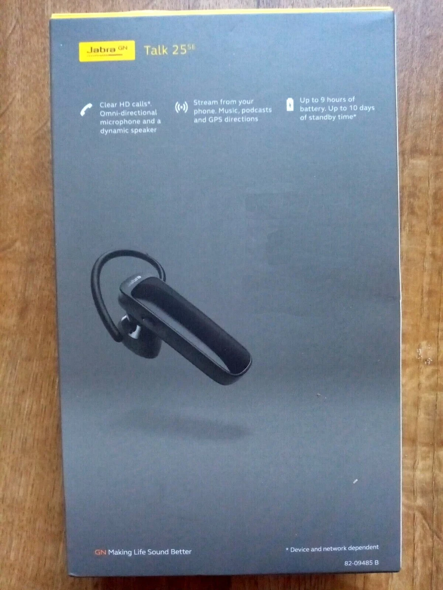 Oreillette Jabra Talk 25 SE Sans Fil Mains Libres Bluetooth 9H