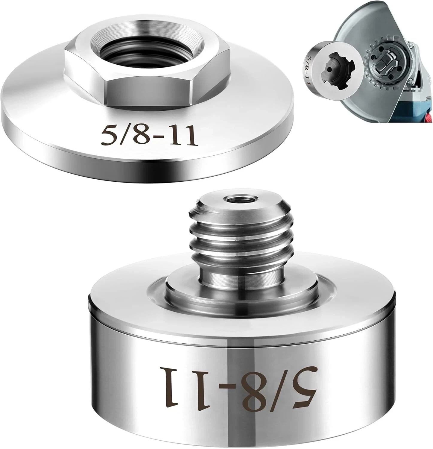 Dreyoo Grinder Lock to 5/8''-11 Thread, Compatible with XLOCK Angle Grinder...