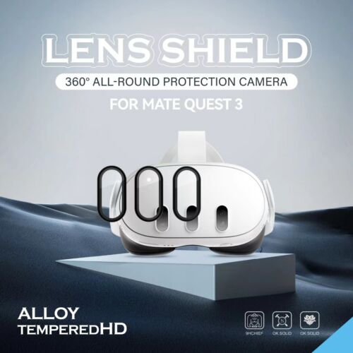 For Meta quest 3 Lens Film set VR Lens Anti-scratch Alloy Glass Film - Picture 7 of 14
