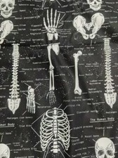 tessuto cotone scheletro corpo umano 