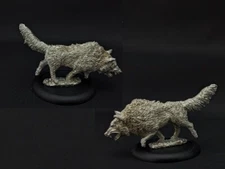 Amon's Winter Wolf Center Stage Miniatures by 5th Field Fantasy Miniatures Metal