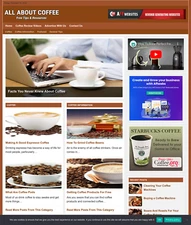 Coffee Tips Website Business For Sale: Ready-to-Launch with Free Installation