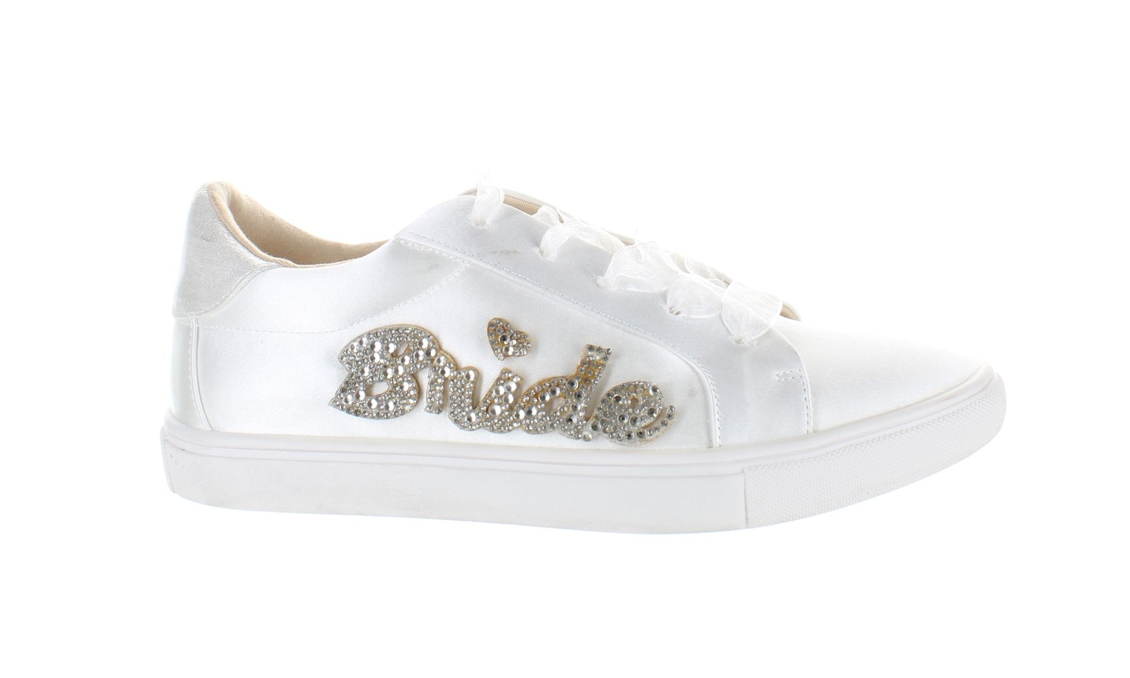 Betsey Johnson Womens Kane White Fashion Sneaker Size 7 (7479483)