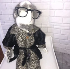 Vintage Man  With Pipe And Glasses With Suit And Newspapers And The Hands 23”