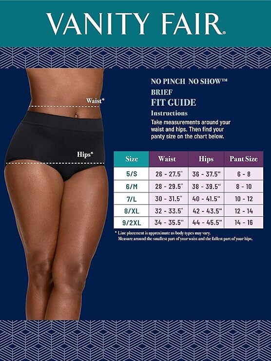 Women's Vanity Fair 13218 No Pinch, No Show Seamless Brief Panty (Sheer Quartz 6