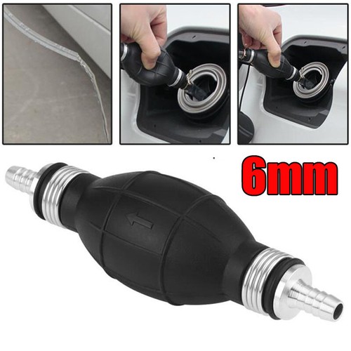 6MM Fuel Line Primer Bulb Hand Pump Diesel Petrol Gas Priming Pump No