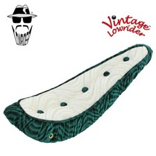 F R Original Lowrider 20" Bicycle 5-Button Polo Velour Banana Saddle Green/White