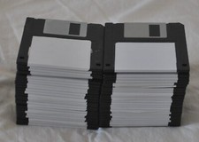 A pack of 50, 3.5" DS/HD 1.44 MB Recycled  re-formatted Floppy Disks.