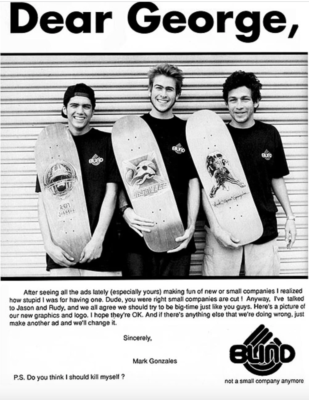 VINTAGE BLIND MARK GONZALEZ 