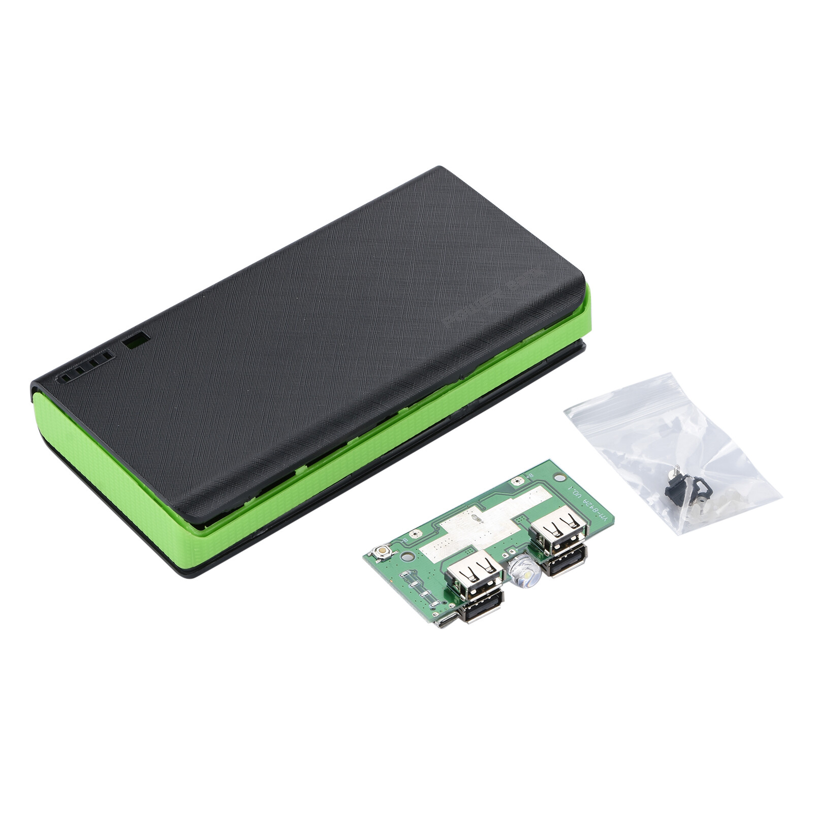 6x18650 Fast Charger DIY Kit with 4 USB Ports 2A Power Bank Case