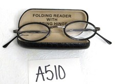 Unisex Foldable Reading Glasses Readers Spring Hinge  Carrying Case 2.00