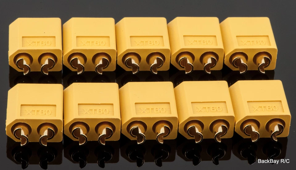 10 enchufes conector bala batería Lipo Turnigy XT60 / XT-60 macho Foto 2 de 2
