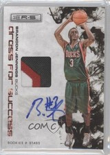 2009 Panini Rookies & Stars Prime Signatures 7/10 Brandon Jennings #9 Auto 06bg