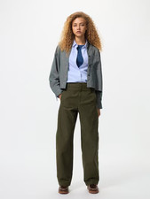 BARREL SILHOUETTE  UNIQLO Jersey Barrel Leg Wide Pants Tall/Long Length S  XL