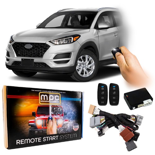 Fernstartset für Hyundai Tucson 2017-2021 | mit 2-Wege Fernbedienungen | Plug and Play - Bild 1 von 5