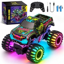 Remote Control Monster Truck Toys, RC Monster Trucks for Kids Ages 4-7-12