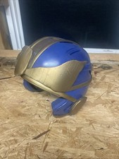Casco Disfraz Adulto Azul y Dorado Capitán América? Avengers? ¿Superhéroe hecho en casa?