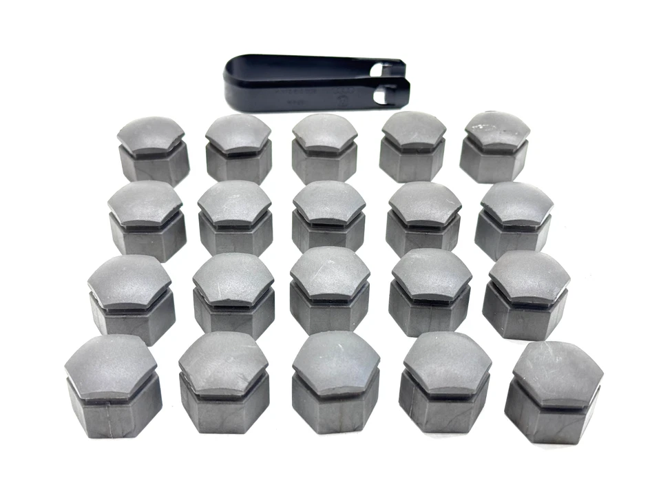 2007–2015 AUDI Q7 LUG NUT BOLT COVER CAP SET OF 20 W/ TOOL OEM 4L0601173 - Image 2 of 4