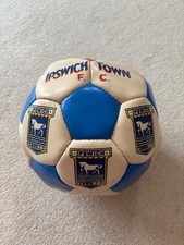 Vintage Signed Ipswich Town FC Football c. 1990 &ndash; John Wark, Pennyfather, G. Joh