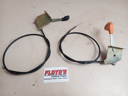 OEM John Deere L120 Throttle and Choke Cable GY20097 GY20098