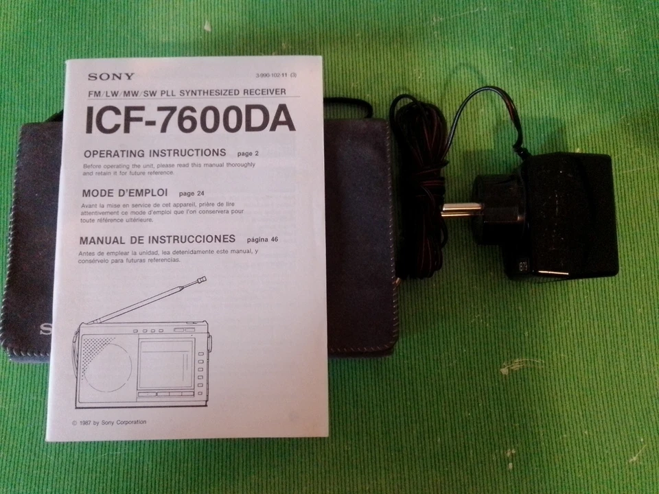 SONY ICF-7600DA Radio Multibandas Como Nuevo Con Adaptador Alimentación, No OVP - Imagen 4 de 4
