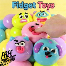 Smushers Squeeze Toy Face Swap Sensory VIRAL SQUISHY Gift fidget Fun Rare DIY