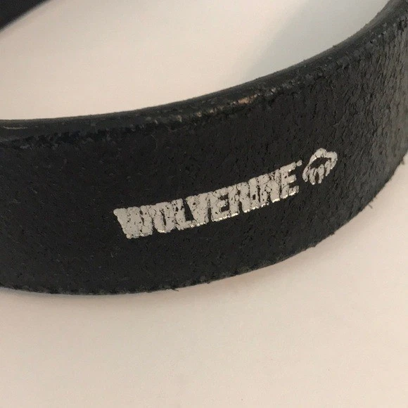 Wolverine Cinturón de Cuero Negro Para Hombre Talla 32 Clásico Negocios Preppy Foto 4 de 4