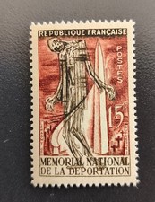 France 1956 1050 neuf luxe ** Mémorial national de la déportation
