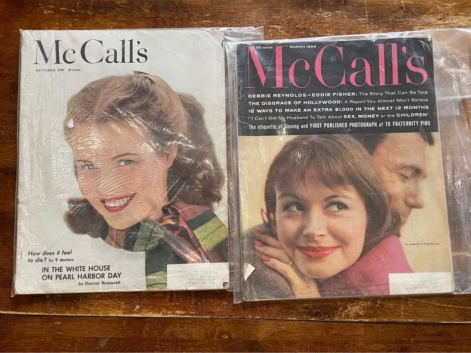 Lot of 5 McCall’s Magazines. 1949, 1959, 1950, 1964, 1959. See pics. - Image 4 of 4