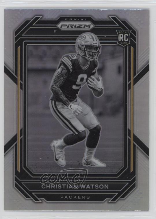 2022 Panini Prizm Rookie Variation Silver Prizm Christian Watson #314