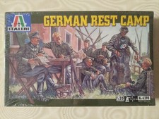 Italeri German Rest Camp N° 6398 Model Kit 1:35 Scale, NIB Soldatini New Blister