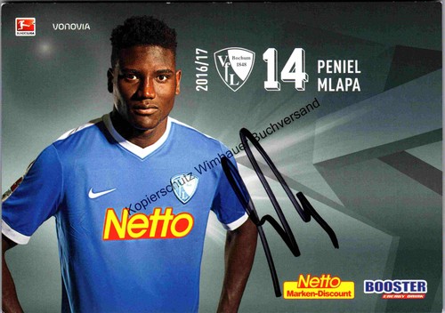 Original Autogramm Peniel Mlapa VfL Bochum /// Autograph signiert signed signee - Picture 3 of 3