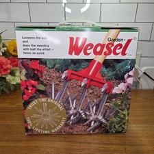 Coltivatore manuale donnola da giardino vintage testa rotante semi aiuola