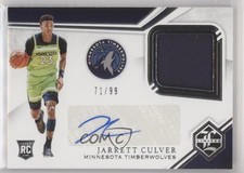 2019-20 Panini Chronicles Limited Rookie Jersey 71/99 Jarrett Culver Auto 0s5