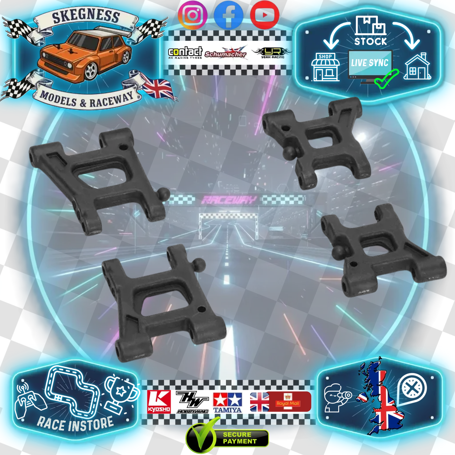 Carten / LOUISE - M210 / LMX MTC Wishbone Set Front & Rear L&R (4) NBA250 / LNBA