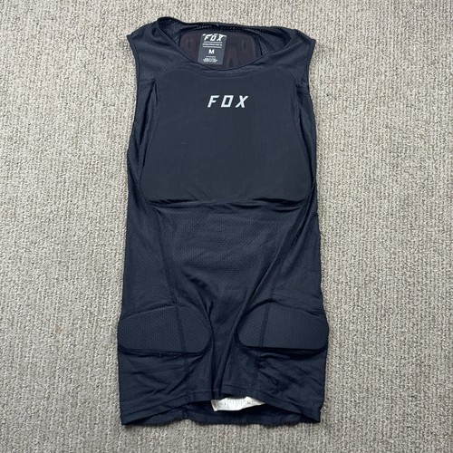Fox Racing Mens M Baseframe Pro Sleeveless Chest Guard Level 1 Black