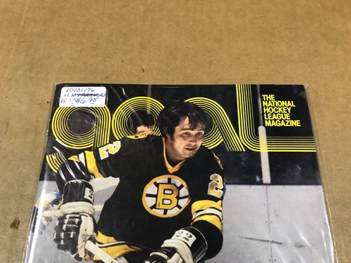 Vintage Goal Buffalo Sabres Magazine Vs. Boston Bruins - 10/31/1976 - Picture 2 of 5