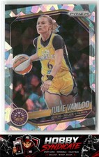 2025 Panini Prizm WNBA #132 Julie Vanloo Ice Prizms