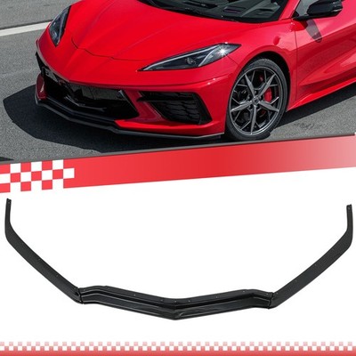 Carbon Flash Front Spoiler Lip Splitter For Chevy Corvette C8 2020-2025 ST Z51