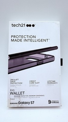 Evo Wallet Phone Case Maximum Protection for Samsung Galaxy S7 - Black - New