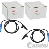 2X Nty ABS-SENSOR Hinten Beidseitig Passend FüR Bmw 5 Links+Rechts | HCA-BM-007